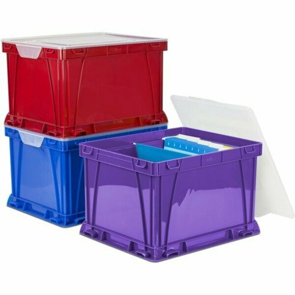 Storex Industries BIN, STORAGE, CUBIE, 3PC, 3PK STX62012U03C